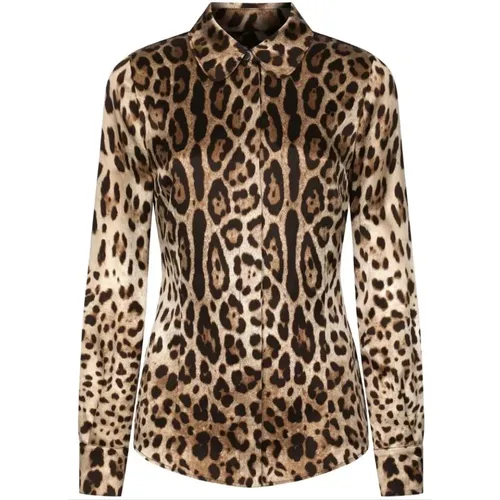 Shirts, female, , Size: 2XS Stylish Shirts Collection - Dolce & Gabbana - Modalova