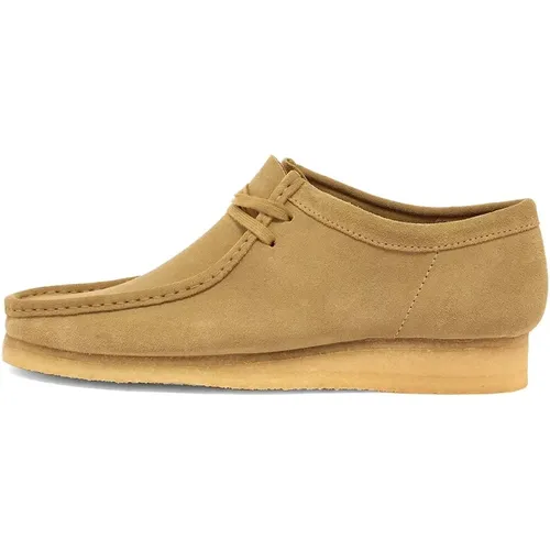 Wallabee boots , male, Sizes: 8 1/2 UK, 7 1/2 UK - Clarks - Modalova