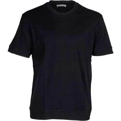 Classic Men's T-shirt with Central Back Seam , male, Sizes: L, 2XL, XL - Paolo Pecora - Modalova