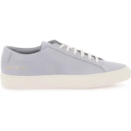 Ledersneaker mit Goldton-Druck , Damen, Größe: 38 EU - Common Projects - Modalova