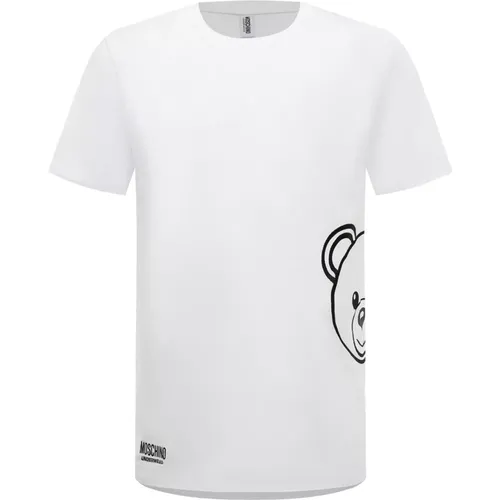 Cotton Teddy T-Shirt for Men , male, Sizes: XS - Moschino - Modalova