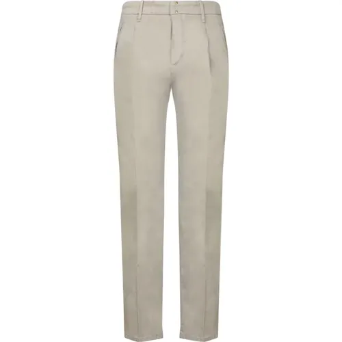 Chinos, male, , Size: W35 Tailored Trousers for Men - Incotex - Modalova