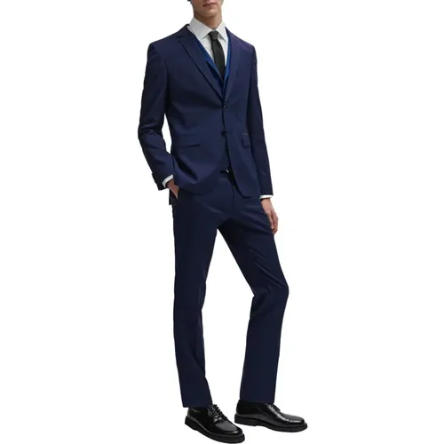 Single Breasted Suits, male, , Size: 2XL Single Breasted Suits - Hugo Boss - Modalova