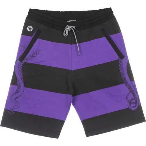 Sweatshorts Elastic Waist Side Pockets , male, Sizes: M, XL, XS, S - Octopus - Modalova