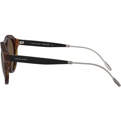 Hochwertige Kunststoff-Pilotenbrille mit Markennamen , Herren, Größe: ONE Size - Emporio Armani - Modalova