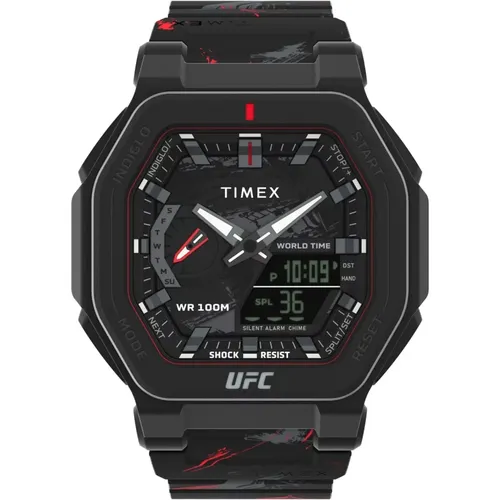 Watches, male, , Size: ONE SIZE UFC Colossus Fight Week Watch - Timex - Modalova