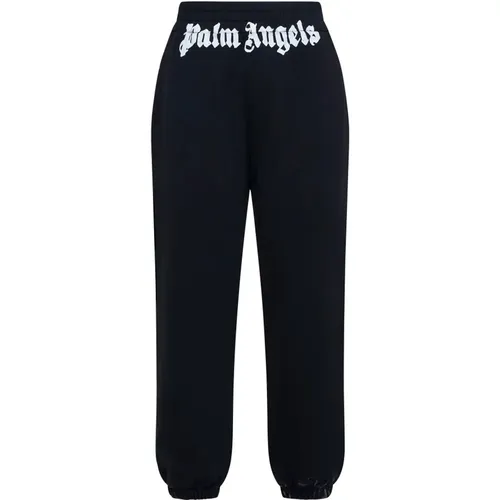 Sweatpants, male, , Size: L Stylish Trousers for Trendy Look - Palm Angels - Modalova