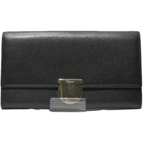 Pre-owned Wallets, male, , Size: ONE SIZE Pre-owned Leather wallets - Salvatore Ferragamo Pre-owned - Modalova