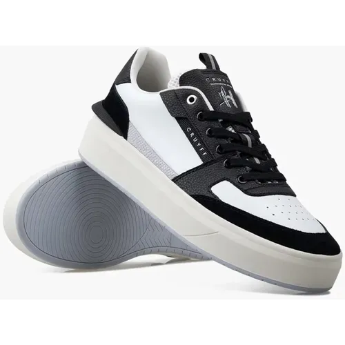 Tennis Sneakers Heren Wit/Zwart , male, Sizes: 9 UK - Cruyff - Modalova