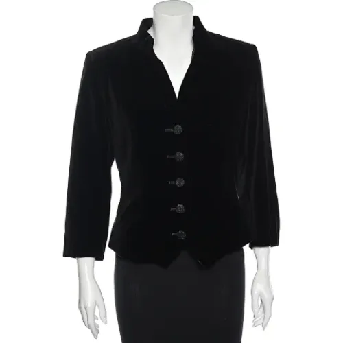 Pre-owned Jackets, female, , Size: L Pre-owned Cotton outerwear - Yves Saint Laurent Vintage - Modalova