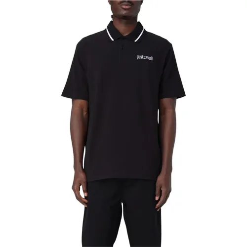 Polo Shirts, male, , Size: S Short Sleeve Polo Shirt - Just Cavalli - Modalova