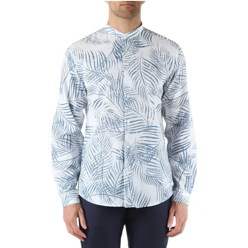 Seoul slim fit cotton linen shirt , male, Sizes: XL, M, L, S - Antony Morato - Modalova