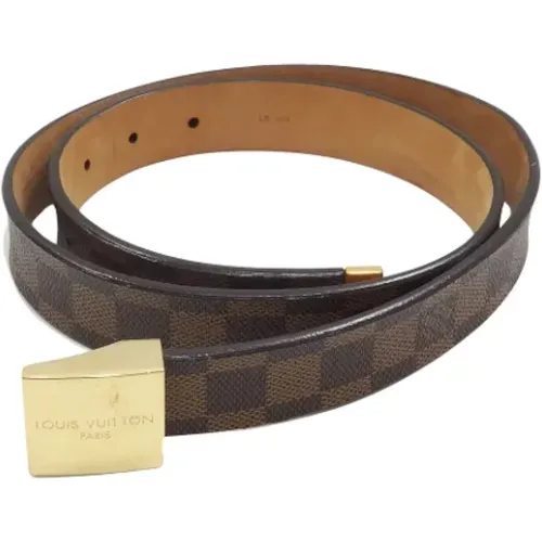 Pre-owned Leather belts , male, Sizes: ONE SIZE - Louis Vuitton Vintage - Modalova