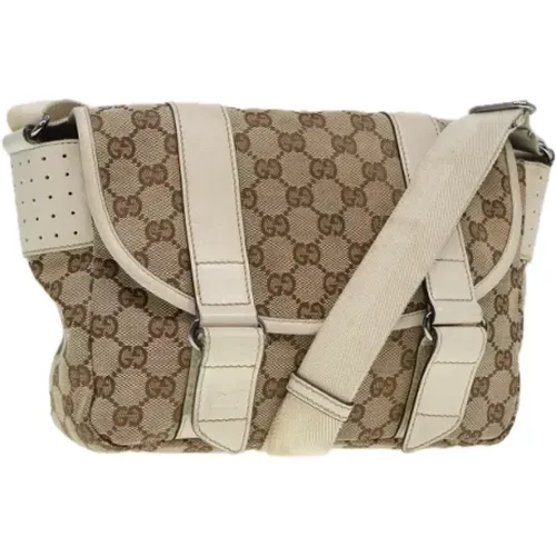 Pre-owned Shoulder Bags, female, , Size: ONE SIZE Pre-owned Canvas gucci-bags - Gucci Vintage - Modalova