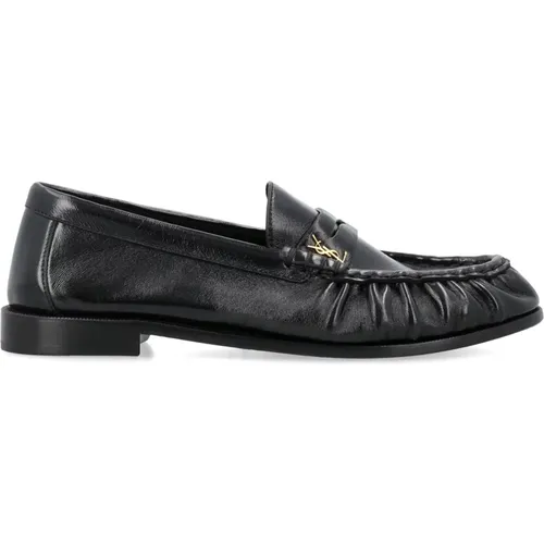 Loafers , male, Sizes: 6 UK, 10 UK, 9 1/2 UK, 7 1/2 UK, 8 1/2 UK, 9 UK, 6 1/2 UK, 7 UK, 8 UK - Saint Laurent - Modalova