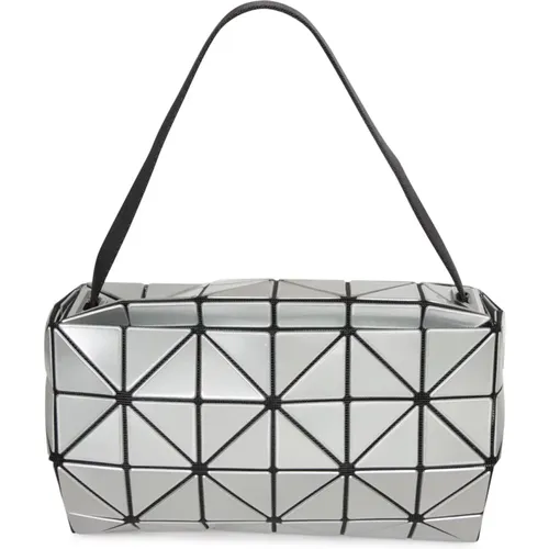 Handbags, female, , Size: ONE SIZE Geometric Silver Sparkle Bag - Issey Miyake - Modalova