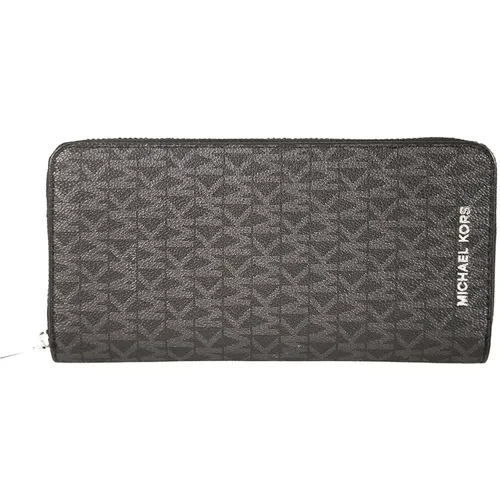 Logo Canvas Reißverschluss um Smartphone -Brieftasche - Michael Kors Pre-owned - Modalova