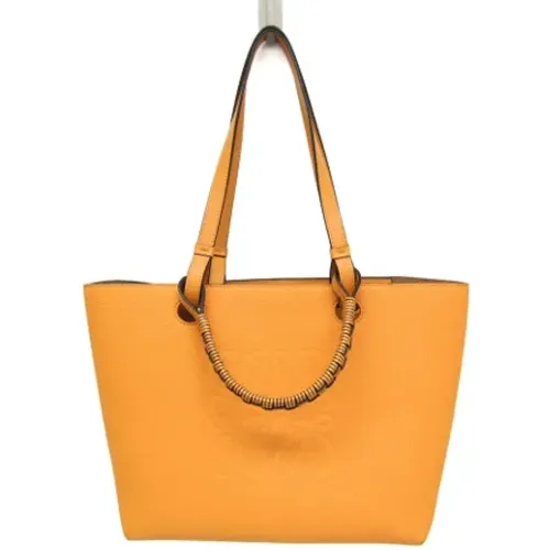 Pre-owned Tote Bags, female, , Size: ONE SIZE Pre-owned Leather totes - Loewe Pre-owned - Modalova