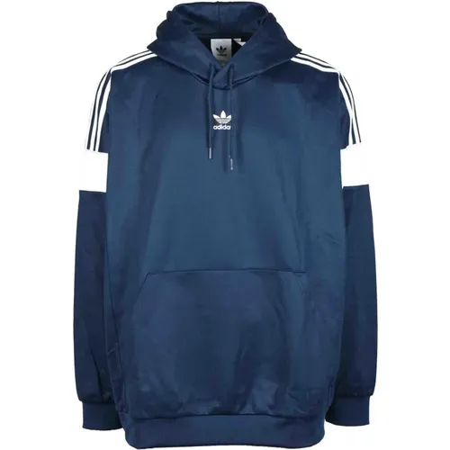 Hoodies, male, , Size: 2XL Cotton Blend Sweatshirt - Adidas - Modalova