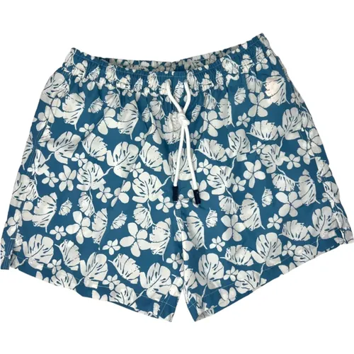 Denim Beach Wear Blume Shorts - Gran Sasso - Modalova