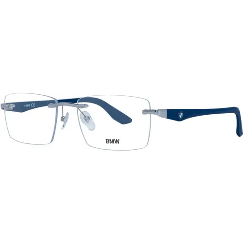 Glasses, male, , Size: ONE SIZE Multicolor Trapezium Optical Frames - BMW - Modalova