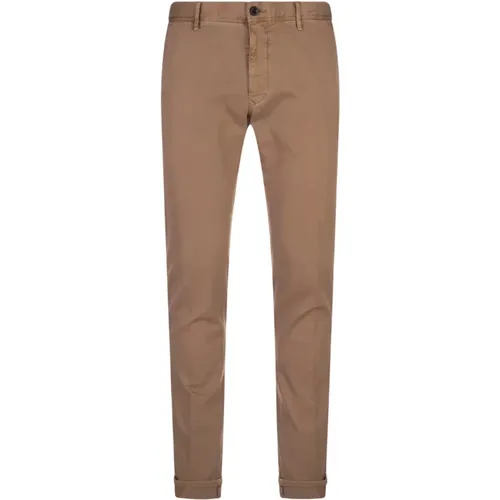 Chinos, male, , Size: W33 Slim Fit Chino Trousers - Incotex - Modalova