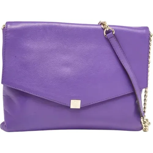 Pre-owned Leather shoulder-bags , female, Sizes: ONE SIZE - Carolina Herrera Pre-owned - Modalova