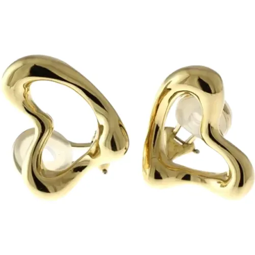 Pre-owned Jewellery, female, , Size: ONE SIZE Pre-owned Gold earrings - Tiffany & Co. Pre-owned - Modalova