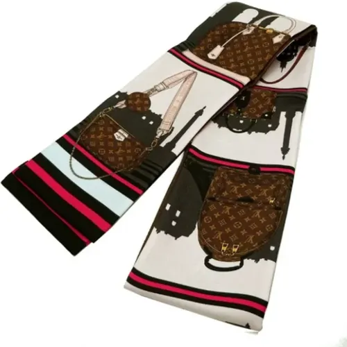 Pre-owned Scarves, female, , Size: ONE SIZE Pre-owned Silk scarves - Louis Vuitton Vintage - Modalova