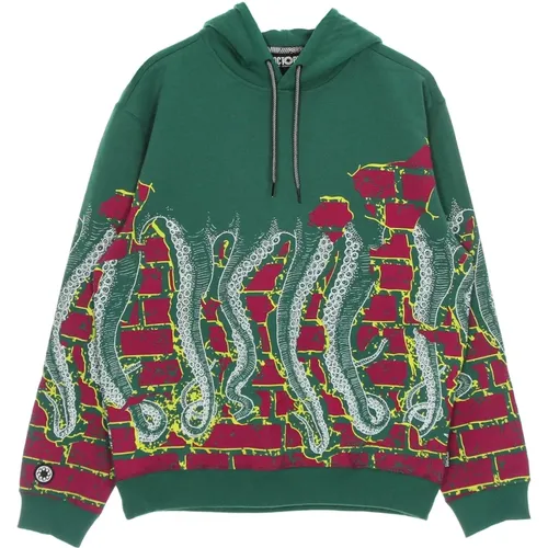 Hoodies, male, , Size: XL Field Lightweight Hoodie Mens Sweatshirt - Octopus - Modalova