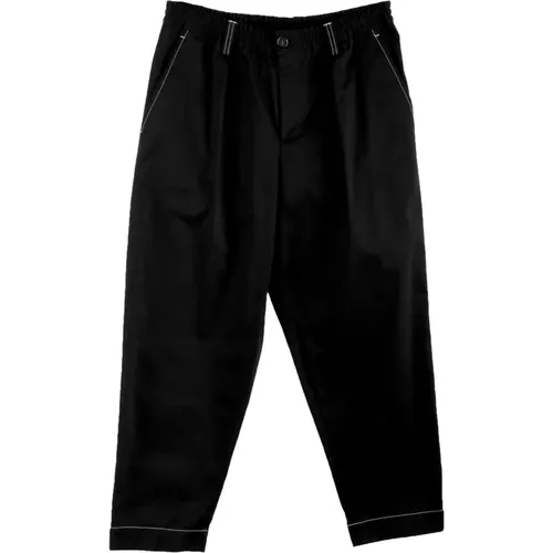 Relaxed Tapered Fit Pants Pumu0017A2 , Herren, Größe: XL - Marni - Modalova