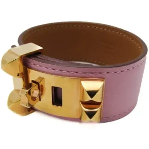 Pre-owned Jewellery, female, , Size: ONE SIZE Pre-owned Leather bracelets - Hermès Vintage - Modalova