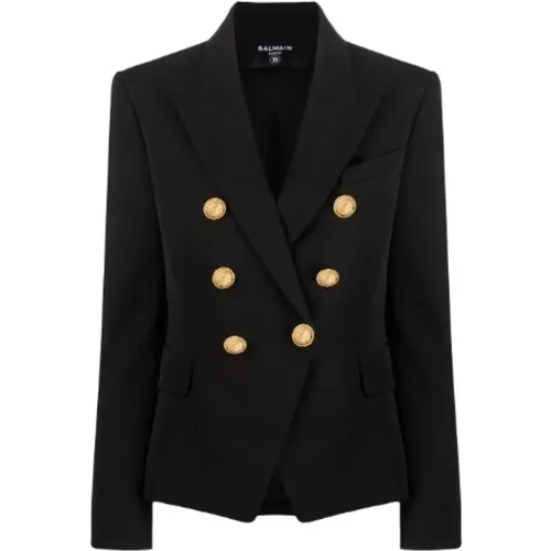 Blazers, male, , Size: 3XS Double Breasted Jacket - Balmain - Modalova