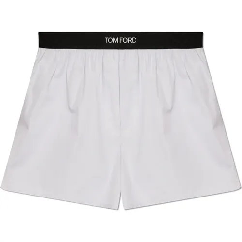 Bottoms, male, , Size: 2XL Boxer shorts with logo - Tom Ford - Modalova