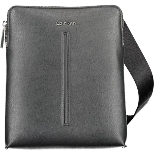 Messenger Bags, male, , Size: ONE SIZE Mens Shoulder Bag Zip Closure - Calvin Klein - Modalova