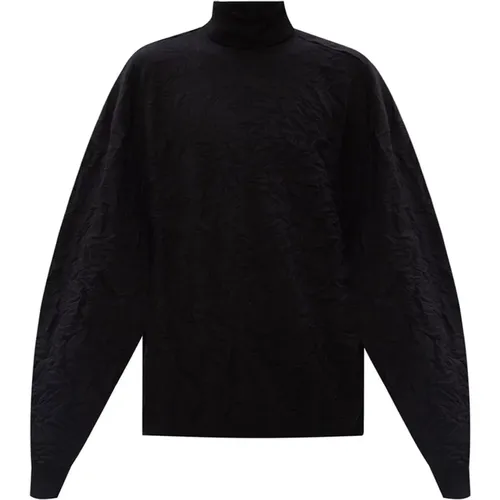 Oversize Turtleneck Sweater , male, Sizes: S - Balenciaga - Modalova