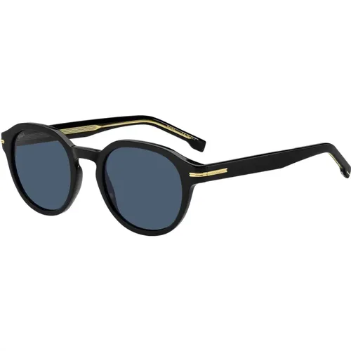 Blue Sunglasses 1721/S , male, Sizes: 50 MM - Hugo Boss - Modalova