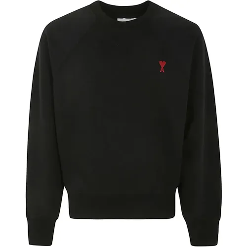 Red Heart Sweatshirt , male, Sizes: L, 2XL, M, XL - Ami Paris - Modalova