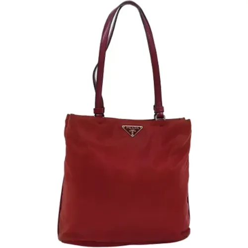 Pre-owned Tote Bags, female, , Size: ONE SIZE Pre-owned Nylon handbags - Prada Vintage - Modalova