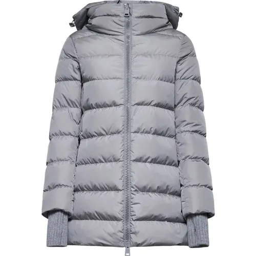 Graue Wintermäntel , Damen, Größe: 2XL - Herno - Modalova