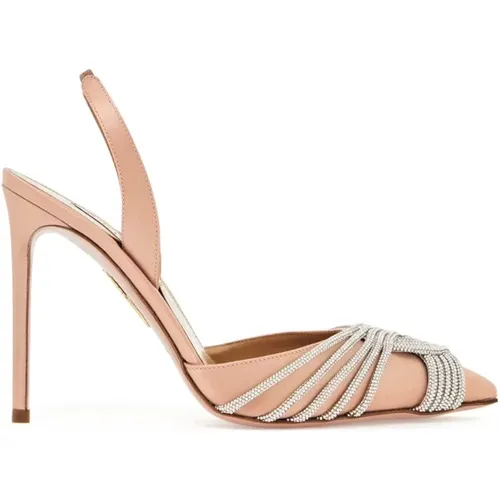 Kristallverzierte Sling Pumps - Aquazzura - Modalova