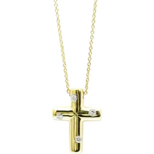 Pre-owned Jewellery, unisex, , Size: ONE SIZE Pre-owned Gold necklaces - Tiffany & Co. Pre-owned - Modalova