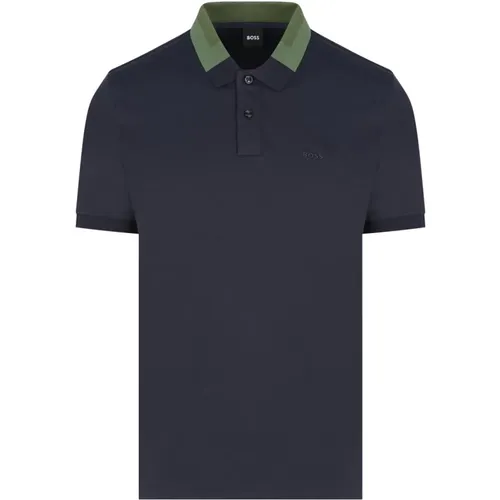 Phillipson 116 Polo Shirt in Navy , Herren, Größe: L - Hugo Boss - Modalova