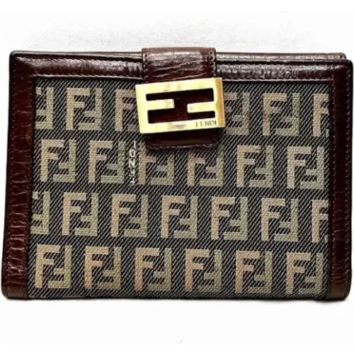 Pre-owned Wallets, unisex, , Size: ONE SIZE Pre-owned Fabric wallets - Fendi Vintage - Modalova