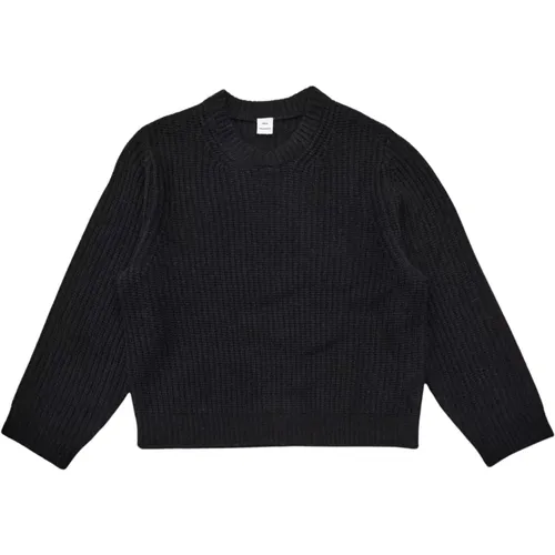 Schwarzer Pullover Rib Bently , Herren, Größe: L - Won Hundred - Modalova