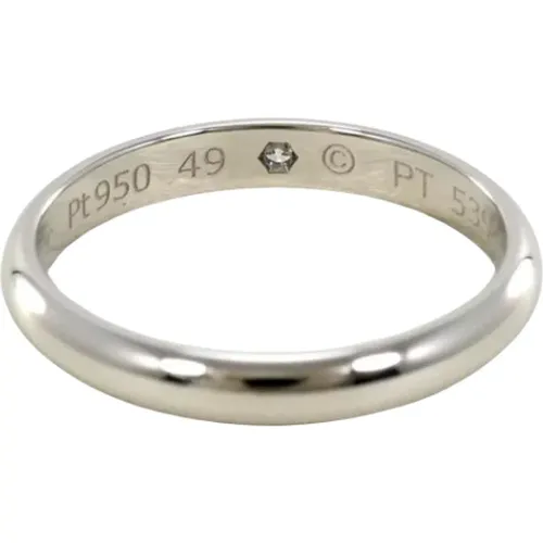 Pre-owned Jewellery, female, , Size: ONE SIZE Pre-owned Platinum rings - Cartier Vintage - Modalova