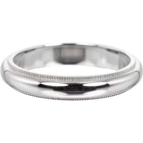 Pre-owned Jewellery, female, , Size: ONE SIZE Pre-owned Platinum rings - Tiffany & Co. Pre-owned - Modalova