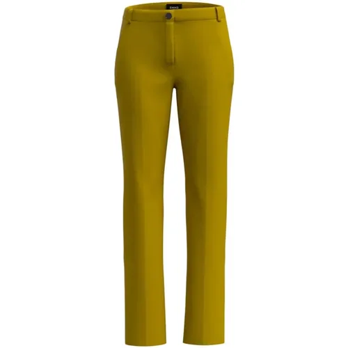 Women's Slim-Fit Cotton Pants with French Pockets , female, Sizes: S, M - Marella - Modalova