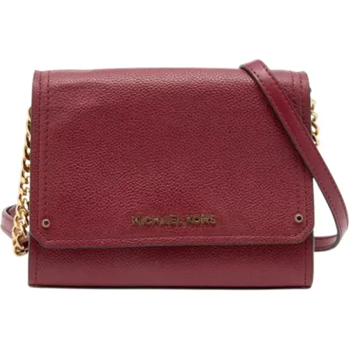 Pre-owned Cross Body Bags, female, , Size: ONE SIZE Pre-owned Leather shoulder-bags - Michael Kors Pre-owned - Modalova