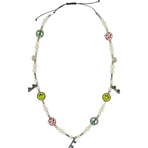 Halskette mit künstlichen Perlen und individuellen Anhängern - Barrow - Modalova